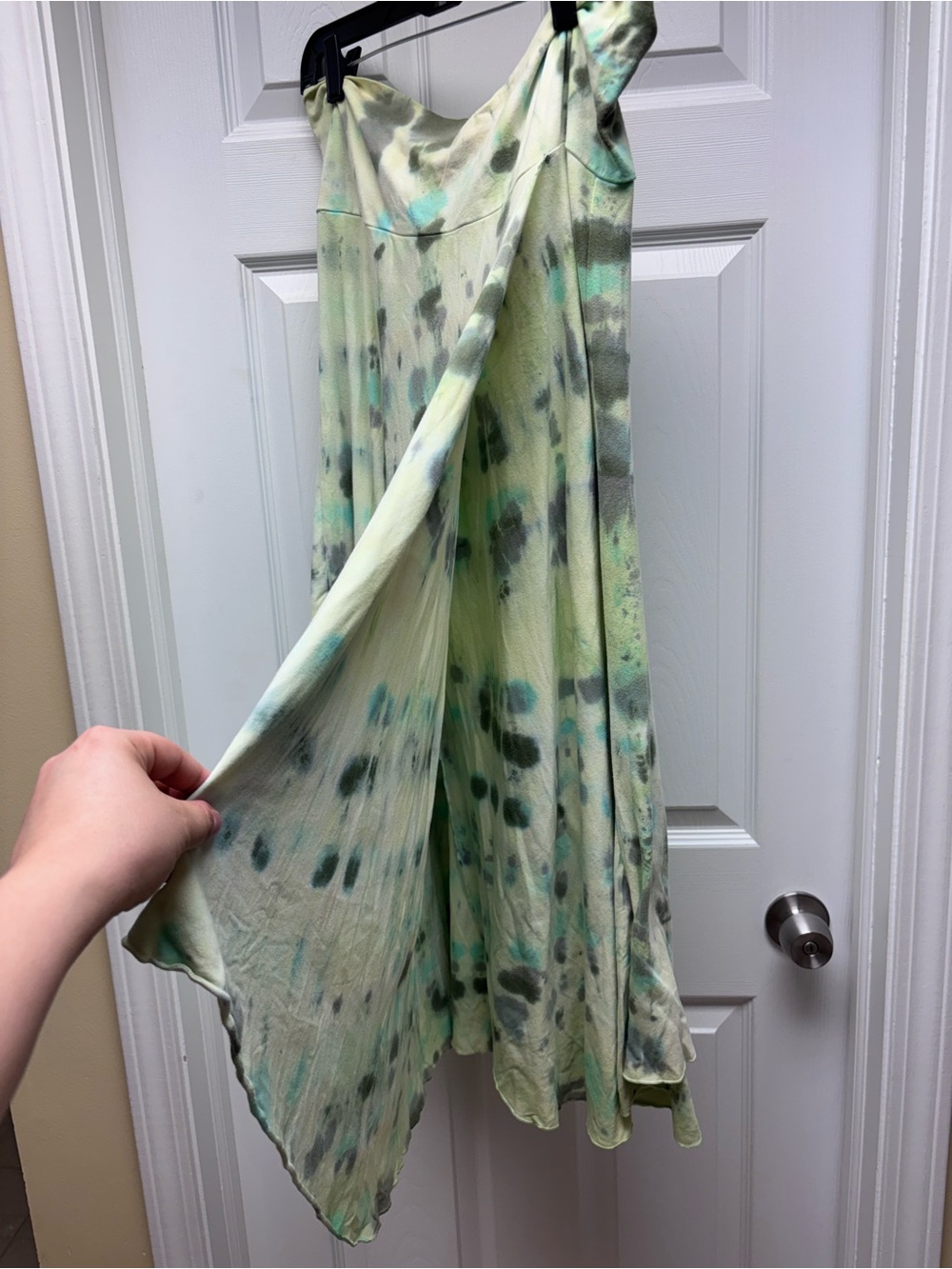 Soft Surroundings Soledad Tie-Dye Maxi Skirt XL NWT Made in USA - Picture 6 of 12